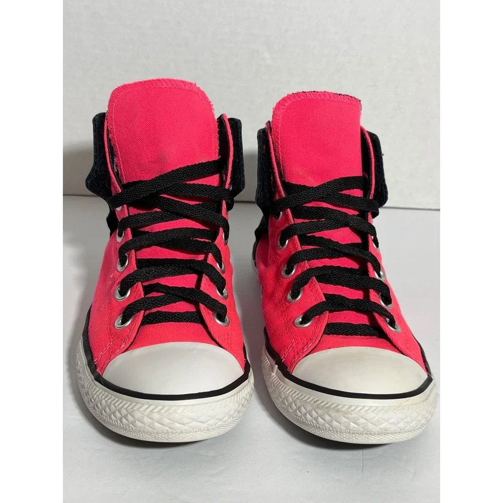 Converse Chuck Taylor All Star High Top Neon Pink‎ Black Sneakers Y2K Streetwear